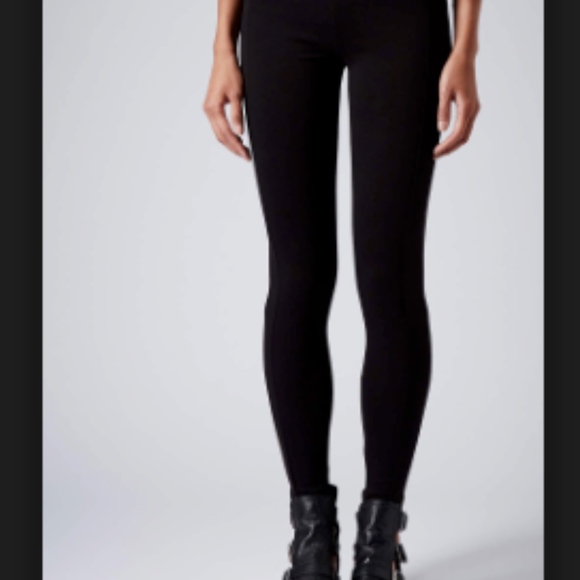Topshop Pants - Topshop black seamed legging